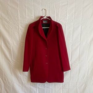 Red Wool Coat
